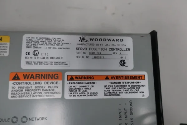 WOODWARD BU1AC400 – Gebrauchtes Regelgerät / Aktuator, Funktionsfähig